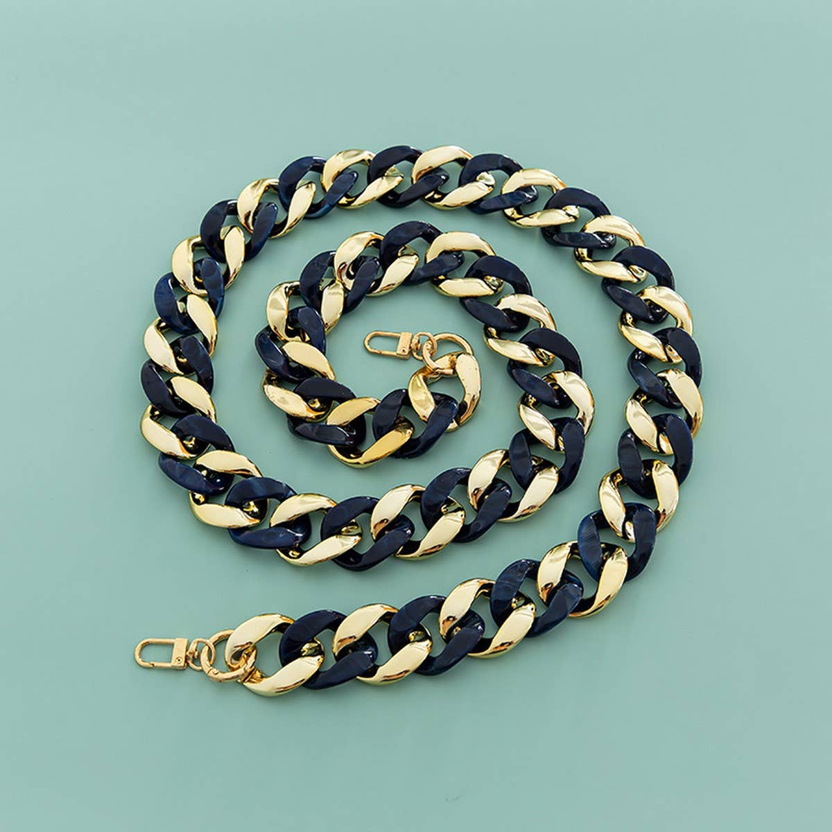 Large Resin Acrylic Bag Chain,Wide Shoulder Strap