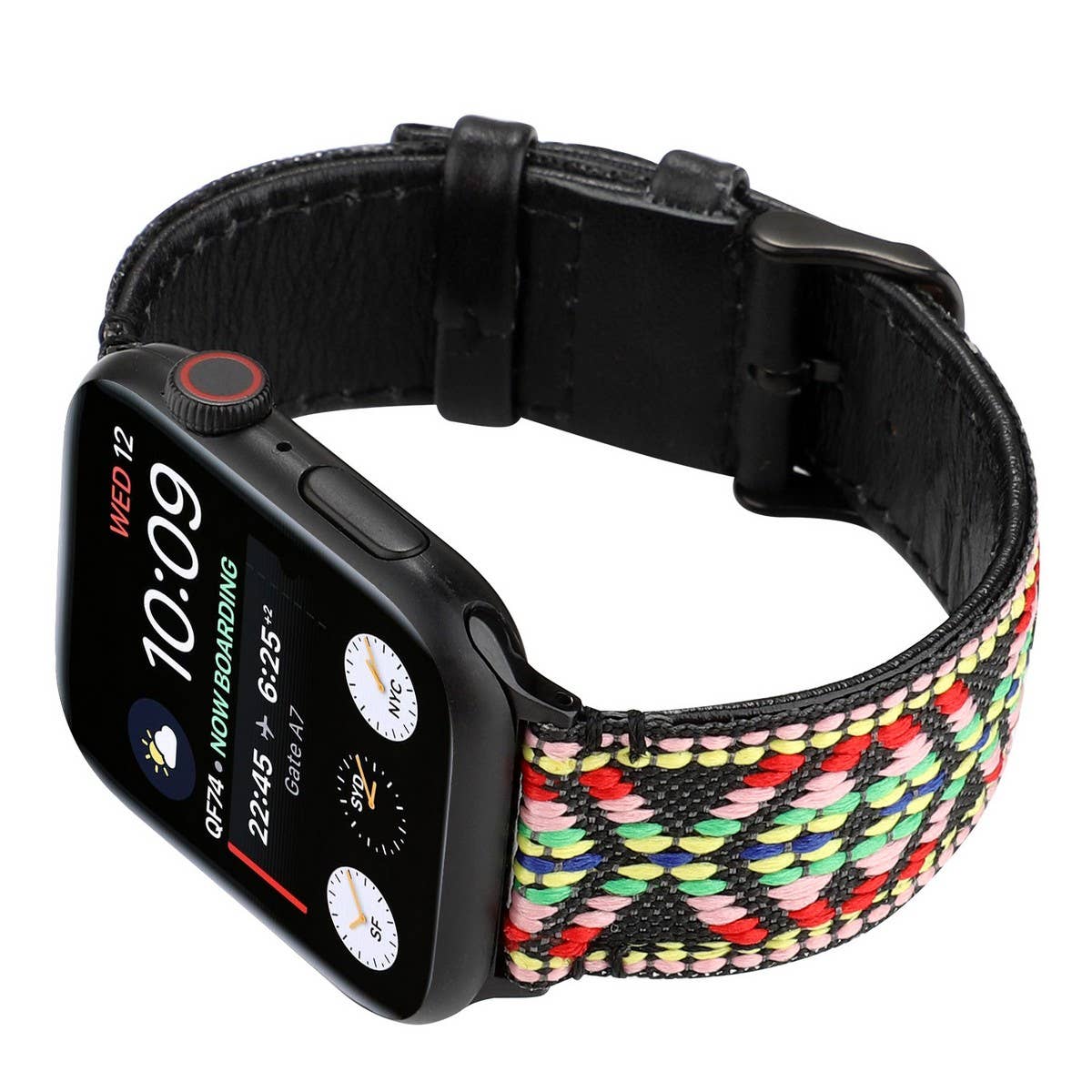 APPLE WATCH/IWATCH9 ETHNIC STYLE LEATHER STRAP_CWWW0059