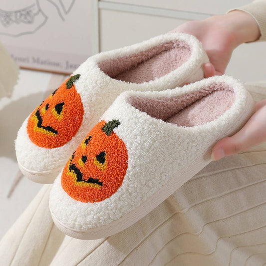 Halloween Atmosphere Slippers, Cute & Funny, Autumn & Winter