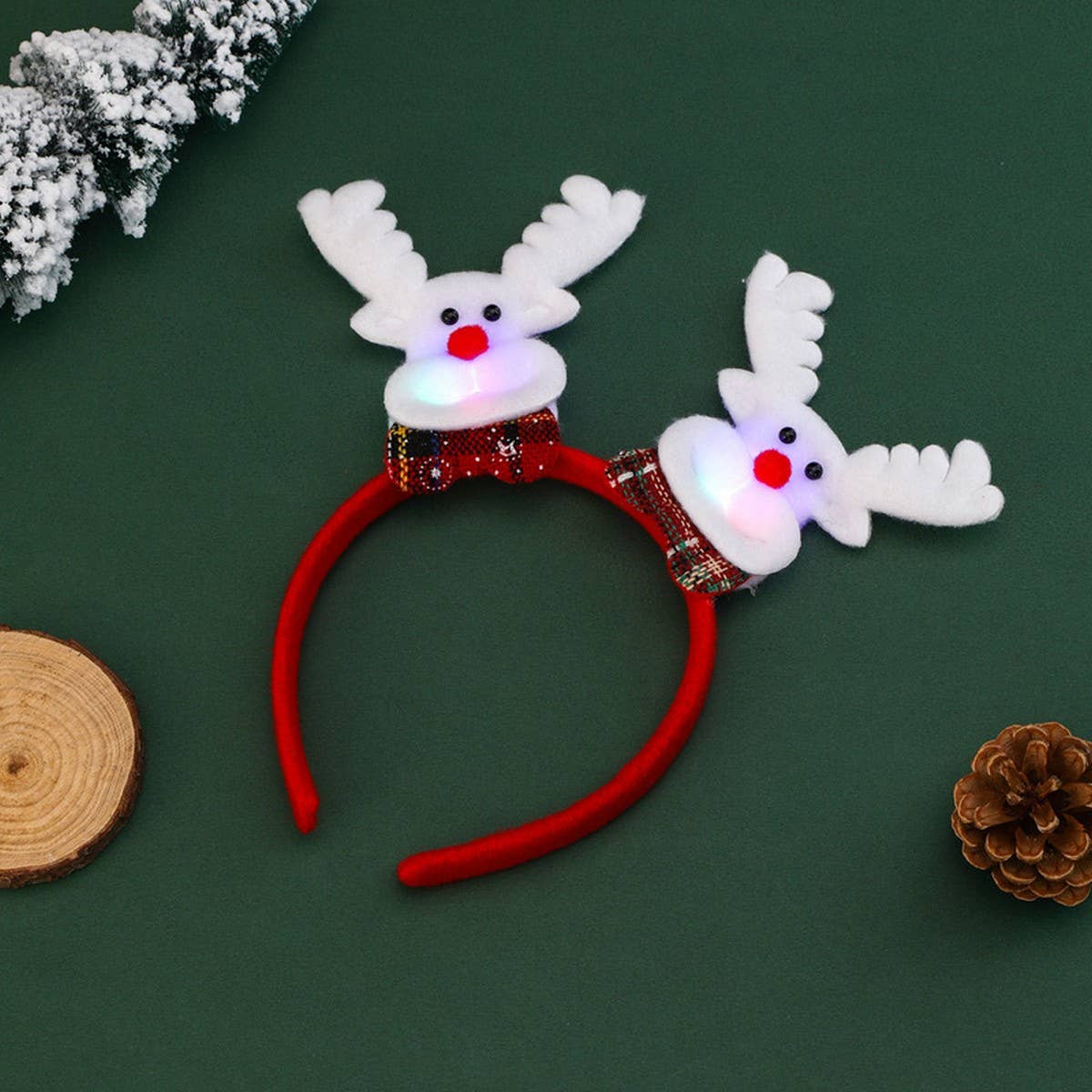 CHRISTMAS LIGHTED PARTY HEADBAND