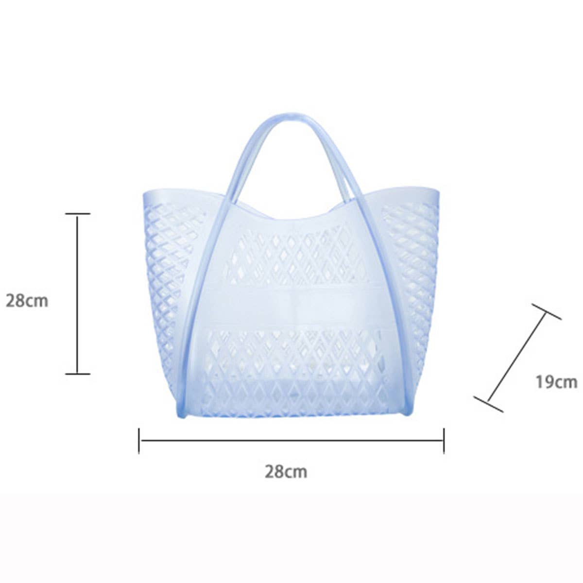 Large-capacity hand-held vegetable basket