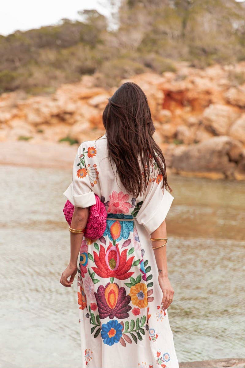 CWDMD5928_LOOSE CASUAL SEASIDE HOLIDAY DRESS