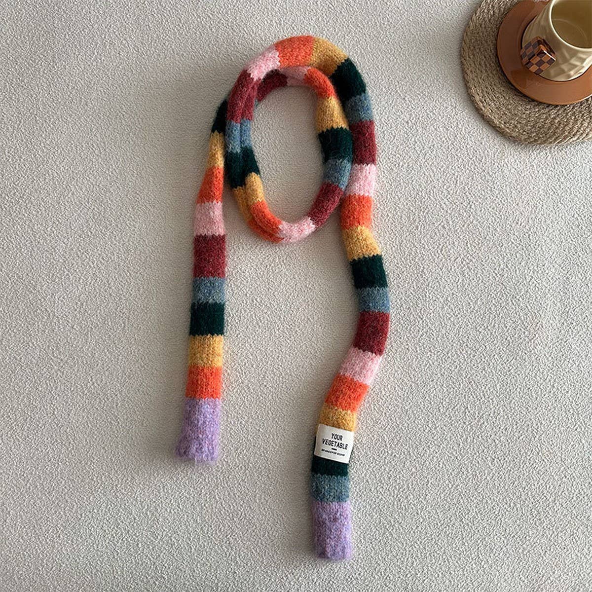 Colorblock Skinny Stripe Scarf ? Chic Summer Wrap