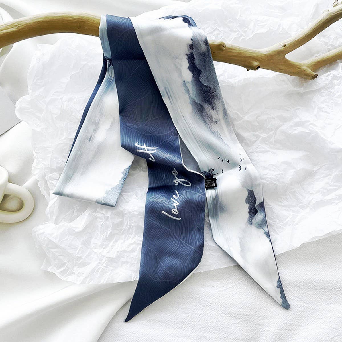 FASHION OIL PAINTING SMALL SILK SCARF FOR WOMEN_CWAHA4138