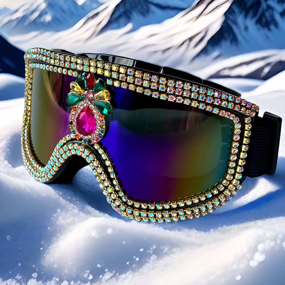 LARGE FRAME COLOR FILM WINDSHIELD GOGGLES