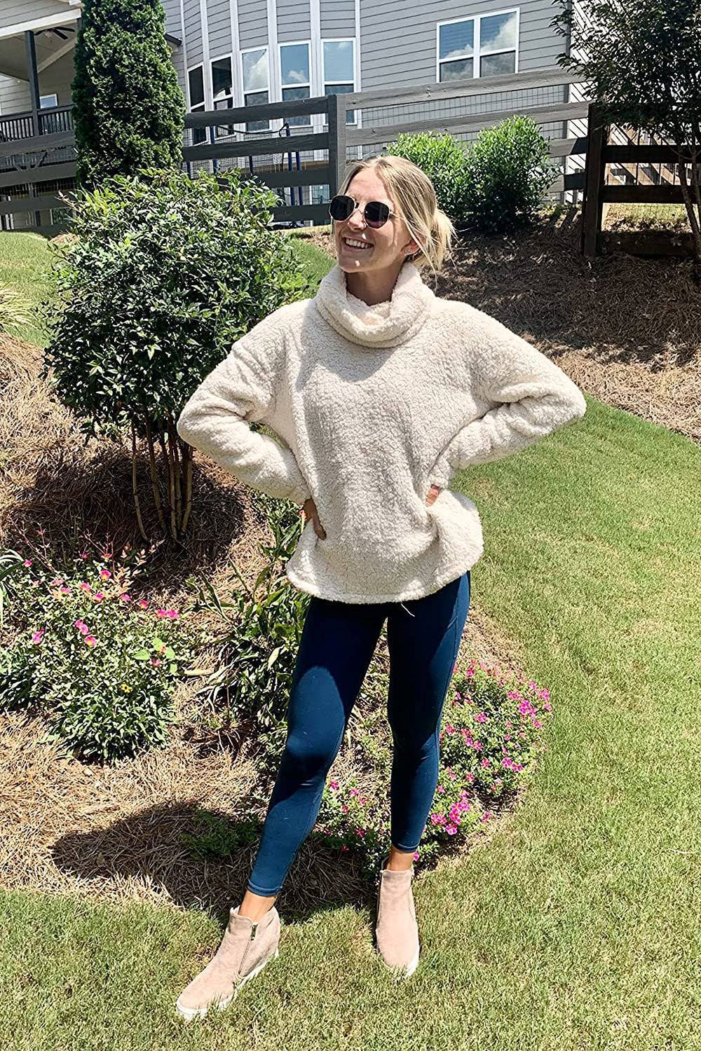 TREND WARM HOODIE PLUSH FASHION CASUAL WOMAN