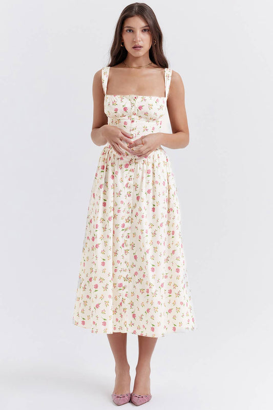 ELEGANT HOLIDAY STYLE HALTER DRESS