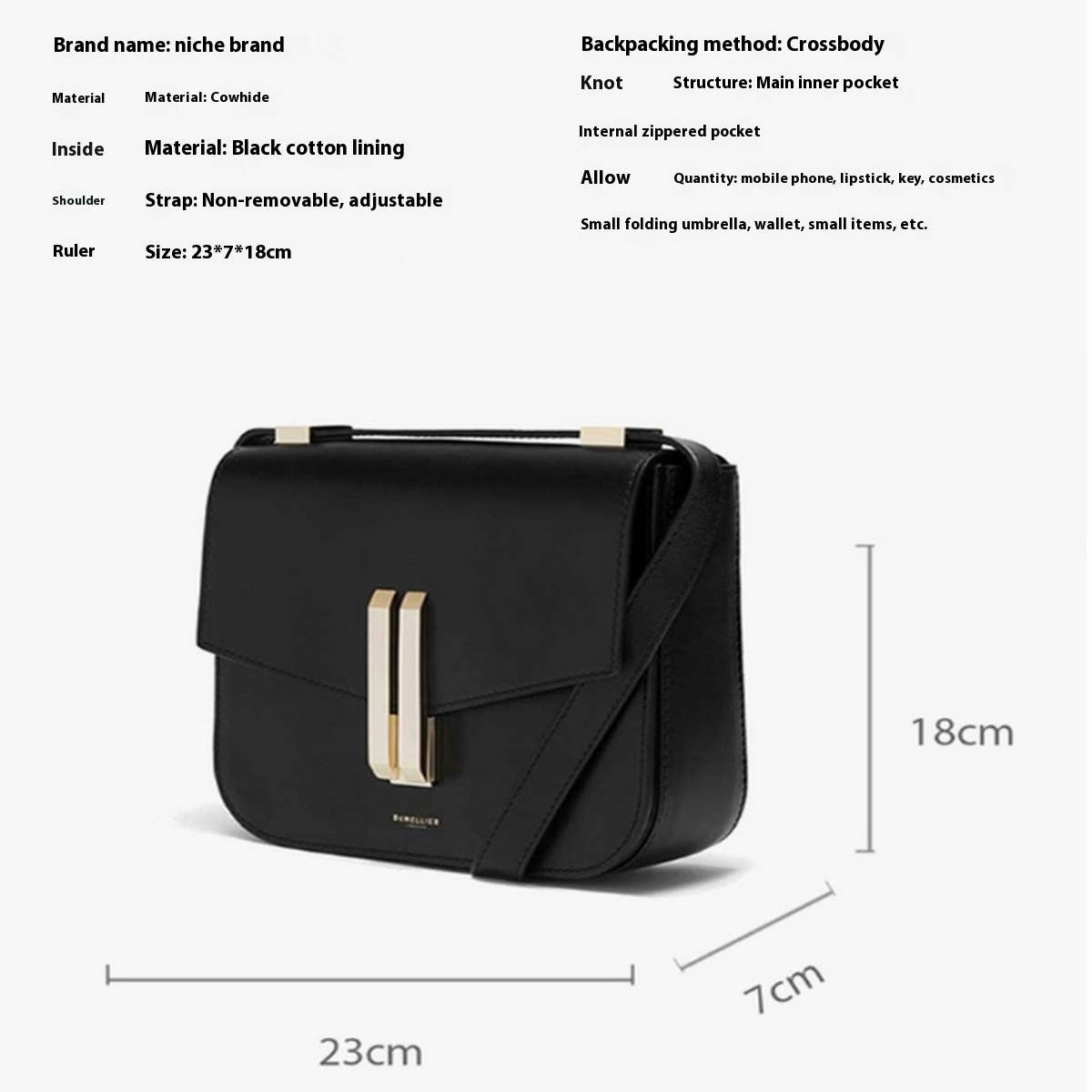 Trendy Tofu Bag ? Small Flap Shoulder Handbag_CWAB5327