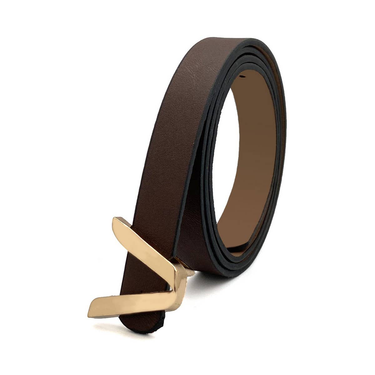 HOT SALE WOMEN'S THIN BELT V-BUCKLE THIN BELT_CWABE0703