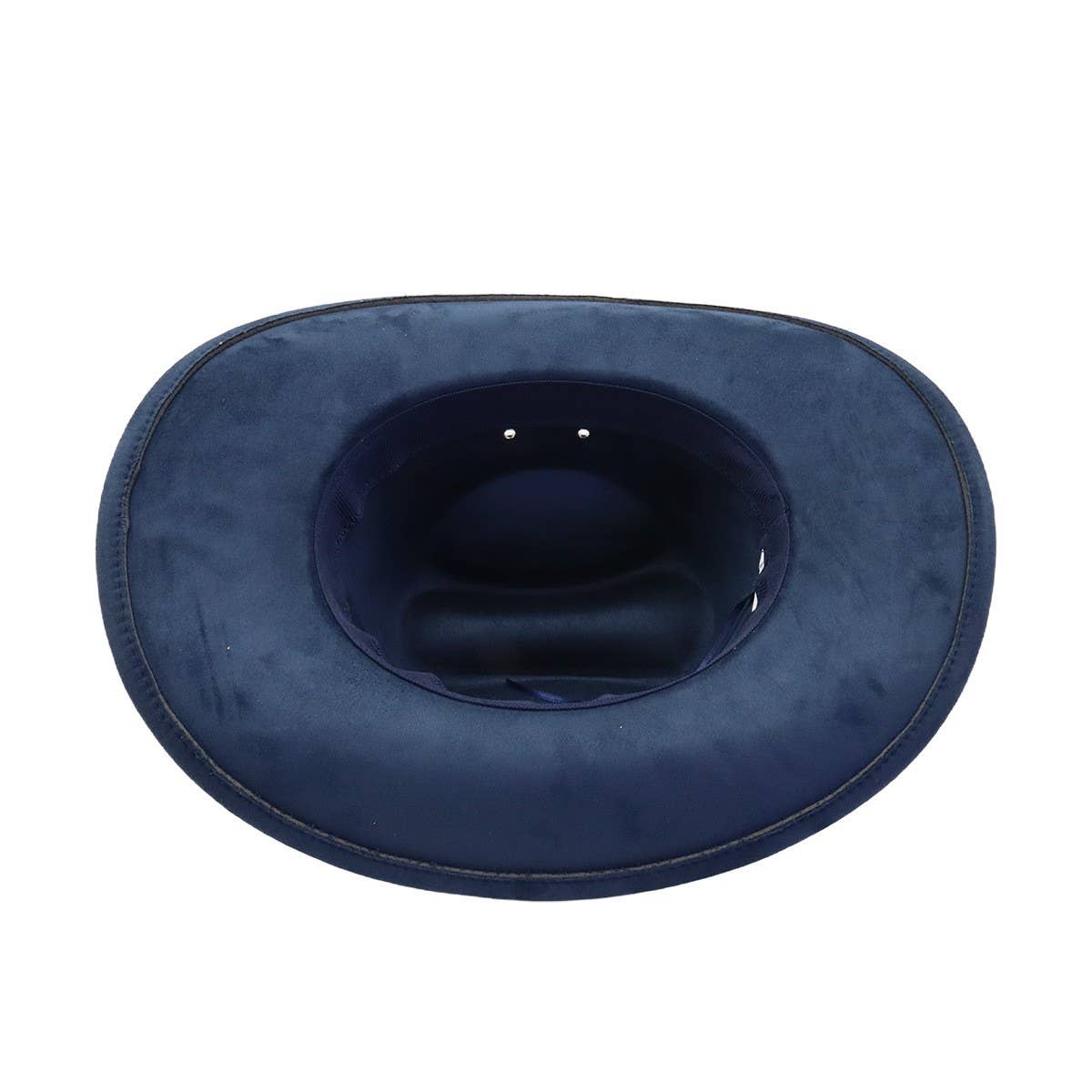 Unisex Soft Suede Western Cowboy Fedora Hat_CWAH04365