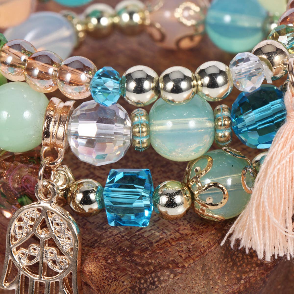 WOMEN'S TASSEL HANDMADE BEADED BRACELET