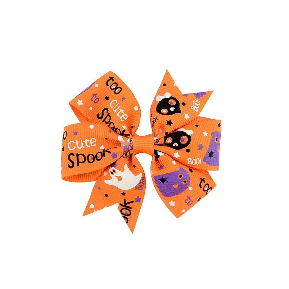 Halloween Kids Grosgrain Bow Hair Clip