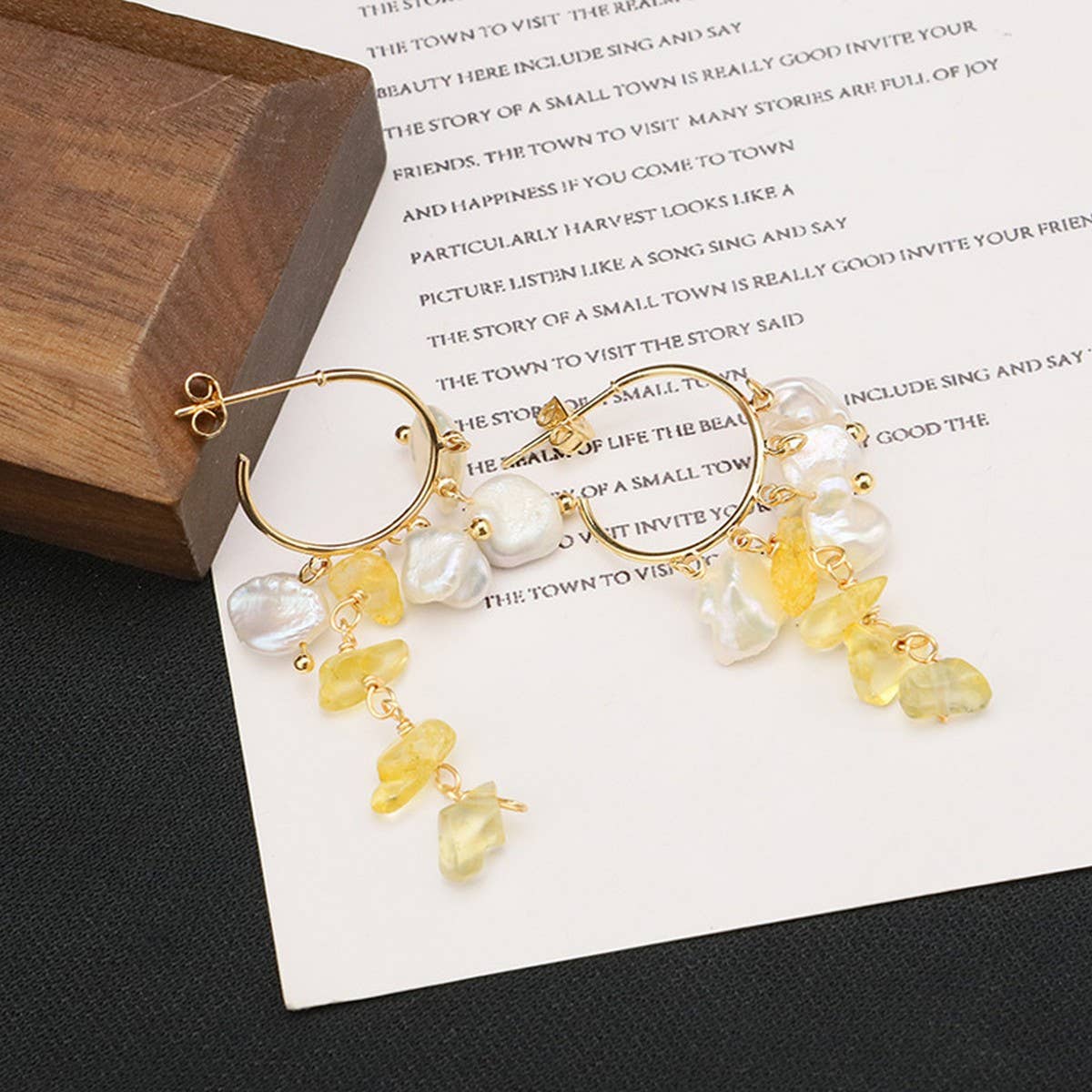 WOMEN'S HIGH-END NATURAL PEARL EARRINGS