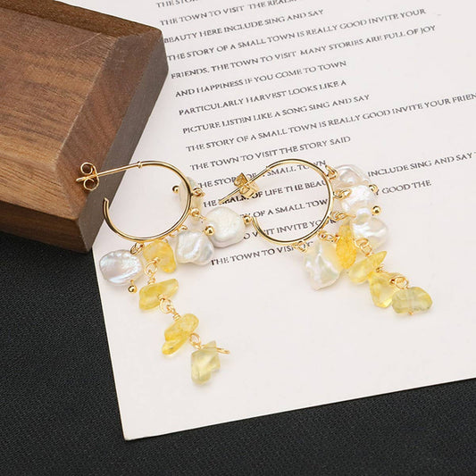 WOMEN'S HIGH-END NATURAL PEARL EARRINGS