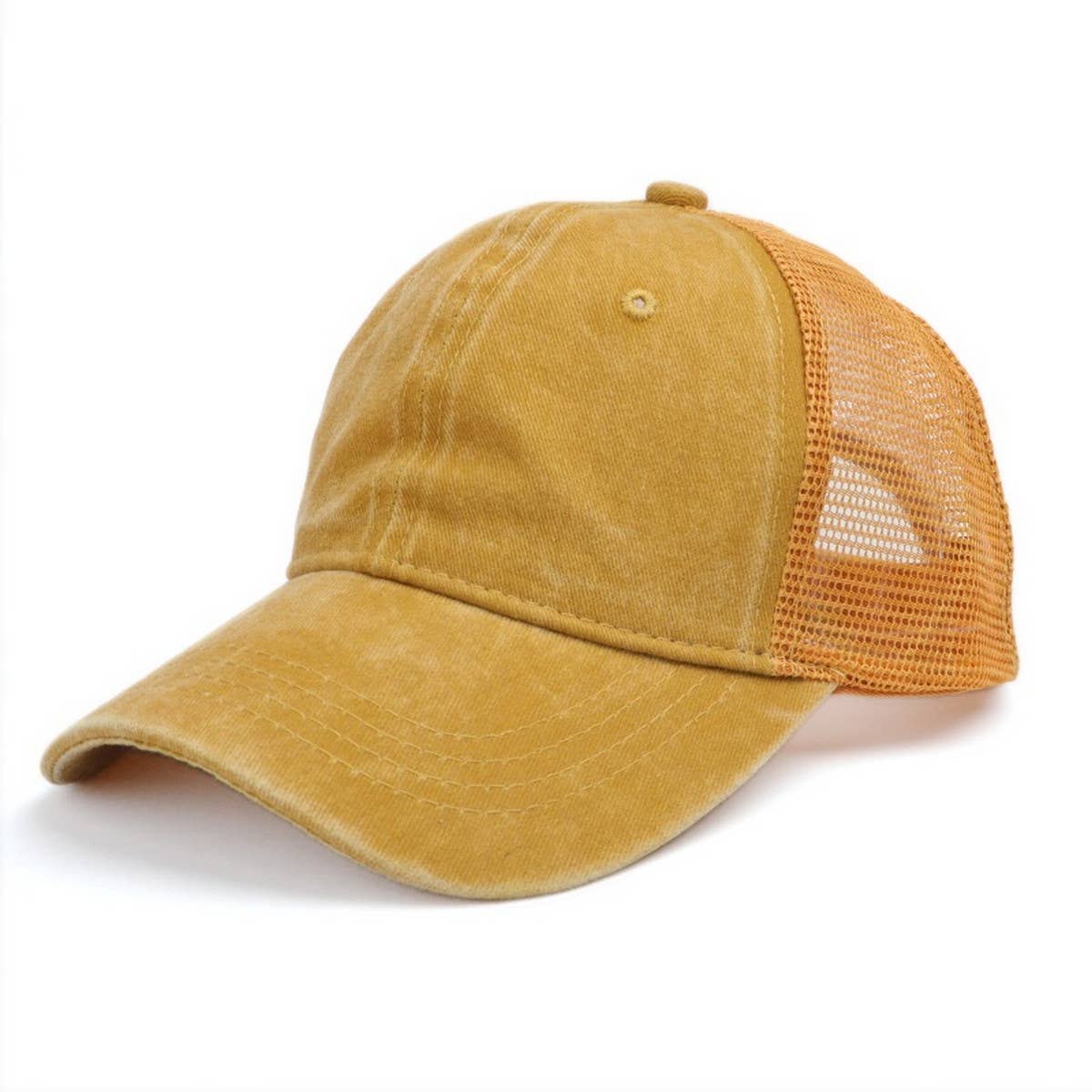 RETRO WASHED SUN PROTECTION BASEBALL CAP_CWAH1543