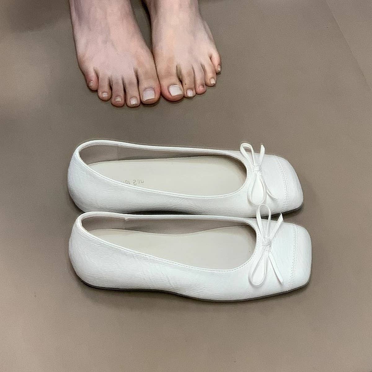 Hidden Heel Bow Loafers for Work & Comfort