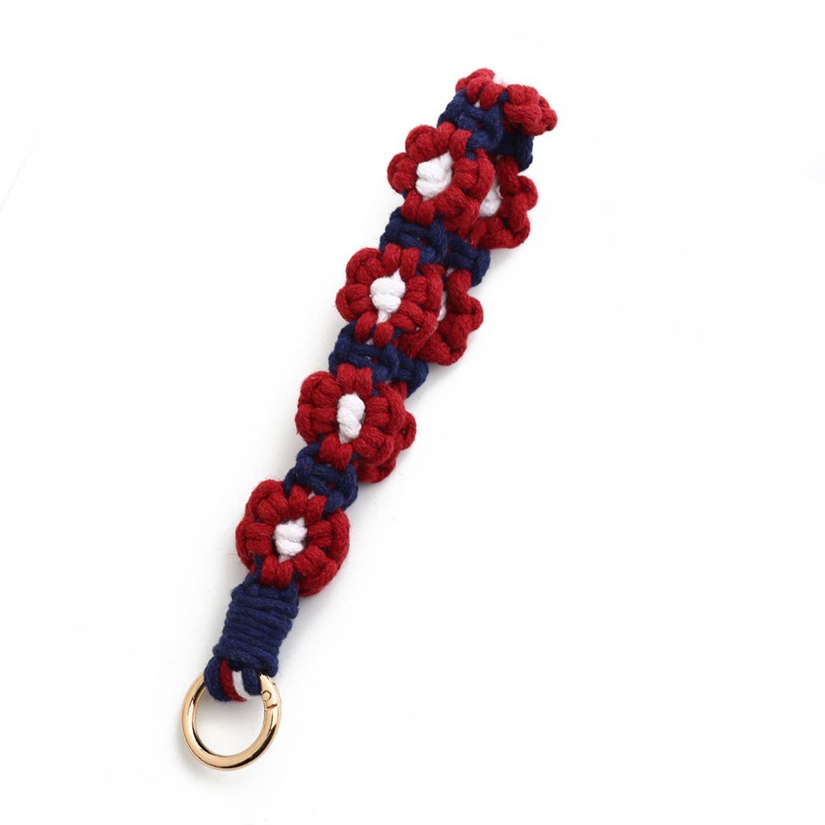 HANDWOVEN KEYCHAIN WRIST STRAP PENDANT