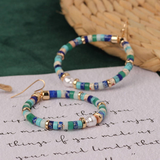 NEW SIMPLE AND FASHIONABLE ROUND EARRINGS