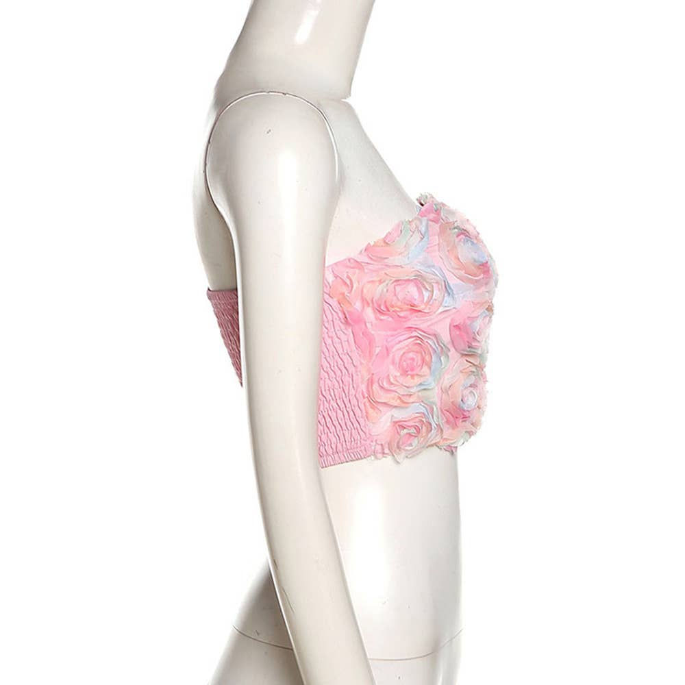 Stylish sexy halter short slim-fit vest