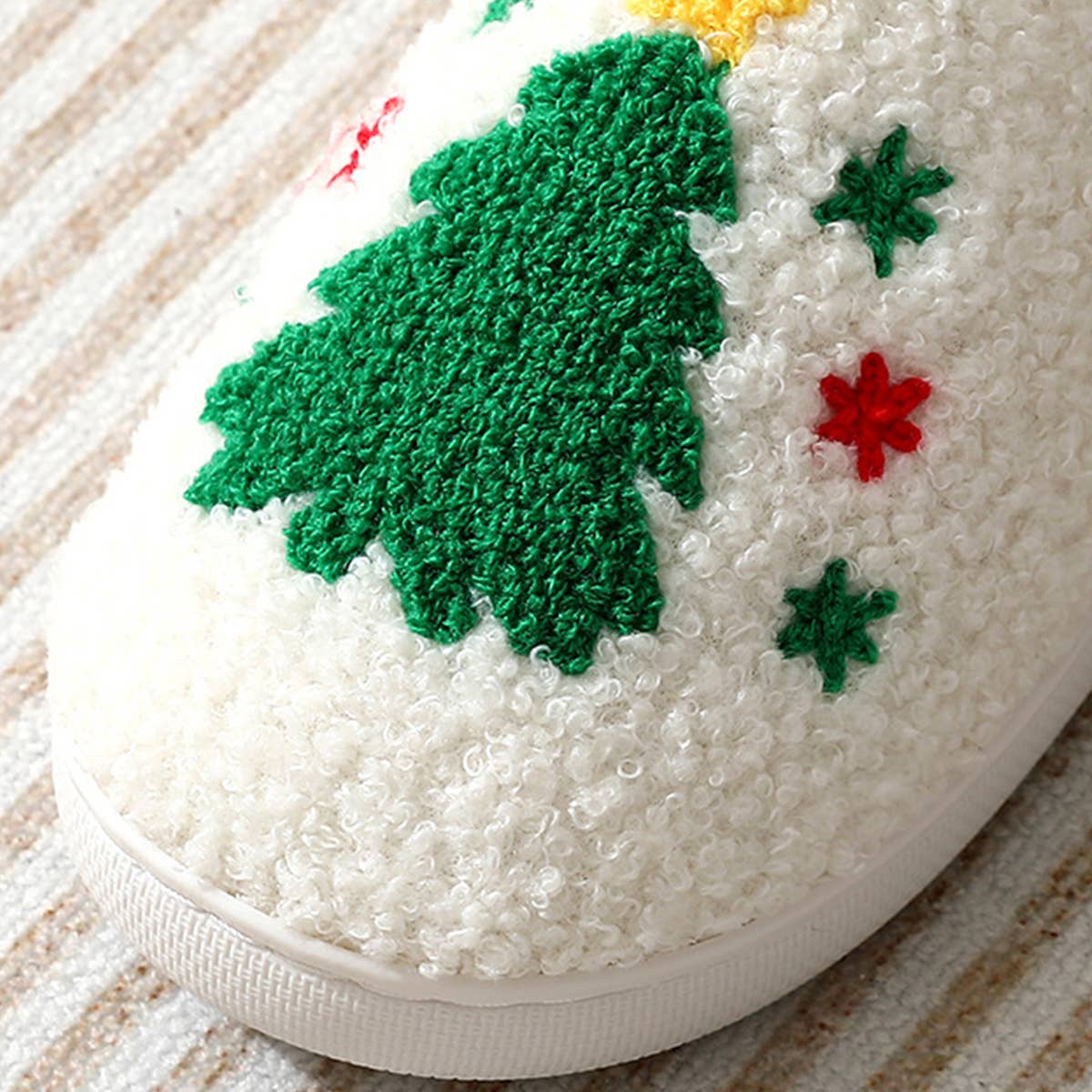 HOME CHRISTMAS TREE WARM COTTON SLIPPERS