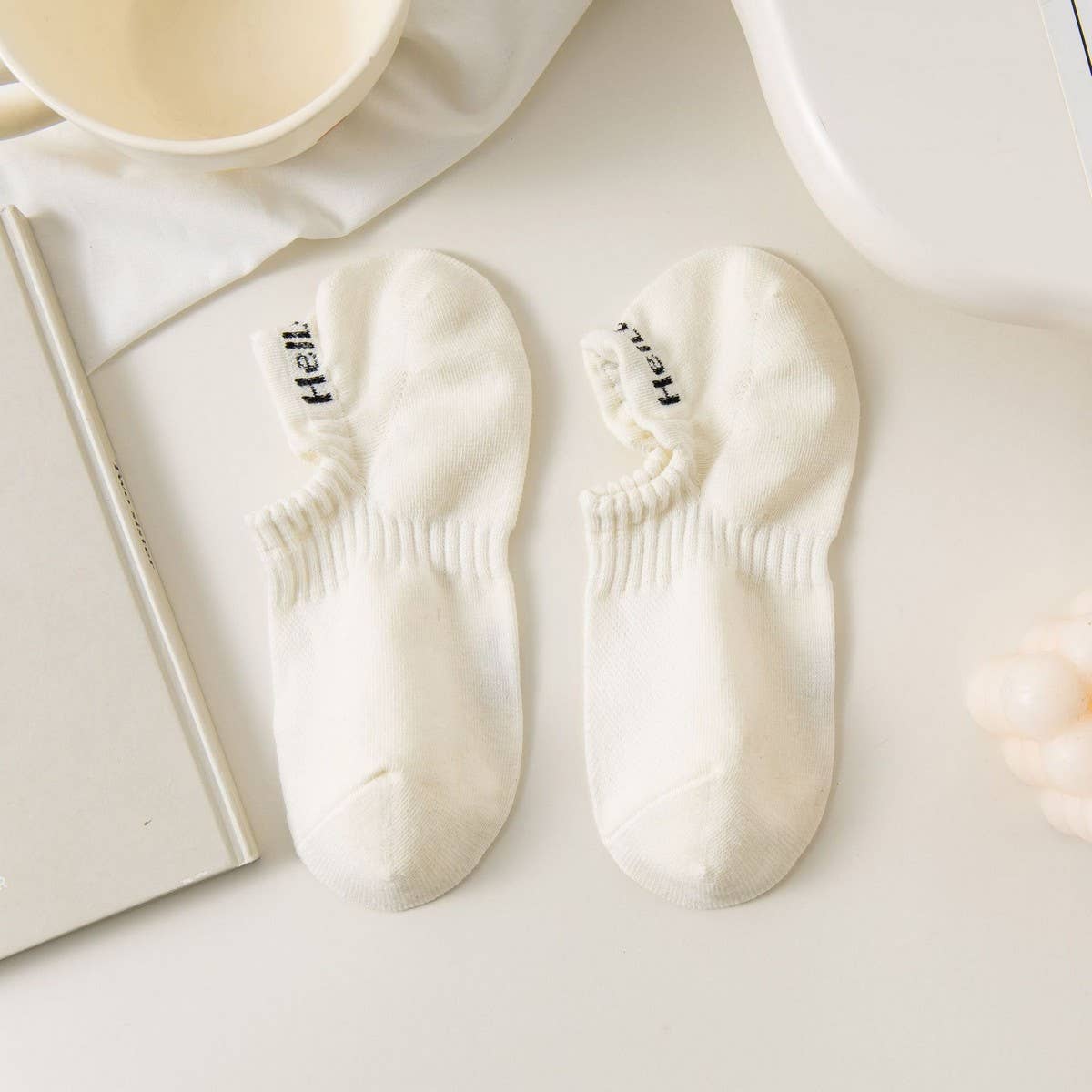 WOMEN MESH BREATHABLE INVISIBLE SOCKS