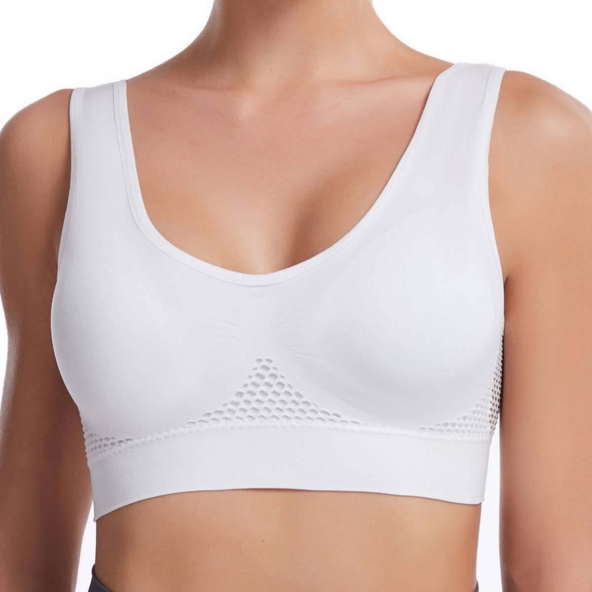 YOGA RUNNING PLUS SIZE SPORTS BRA UNDERWEAR_CWMU0297