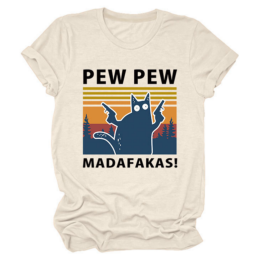 Ladies' Summer Tee, Casual Loose Fit T-Shirt_CWTTS1492