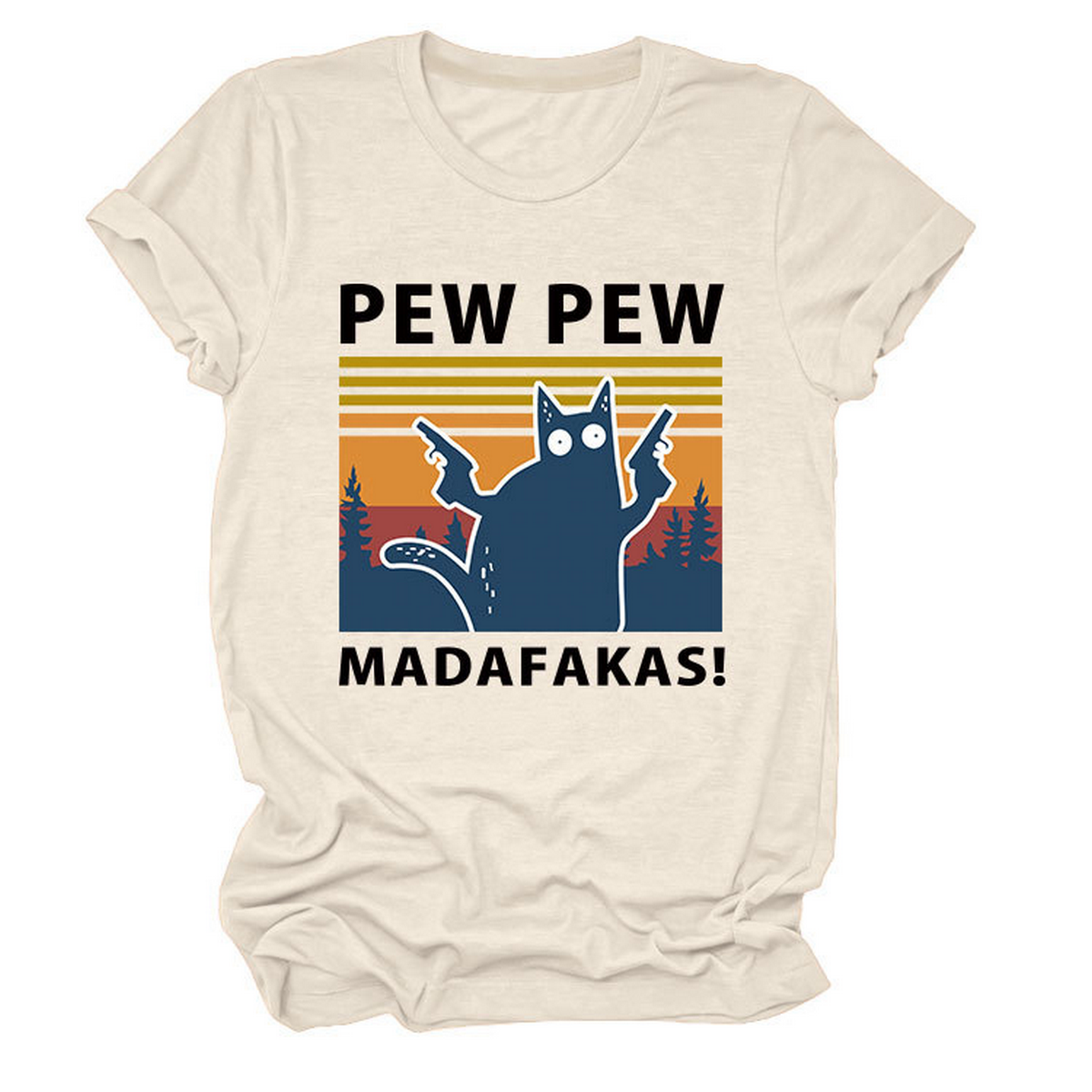 Ladies' Summer Tee, Casual Loose Fit T-Shirt_CWTTS1492