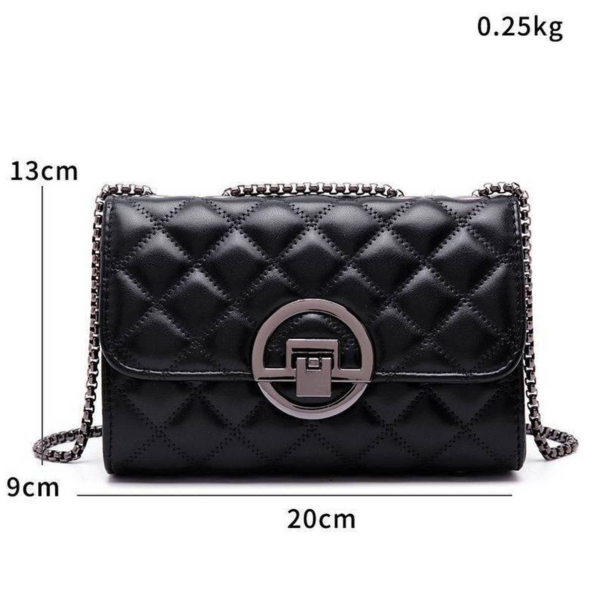 FASHION LEATHER LIGHTWEIGHT SHOULDER BAG_CUAB0176