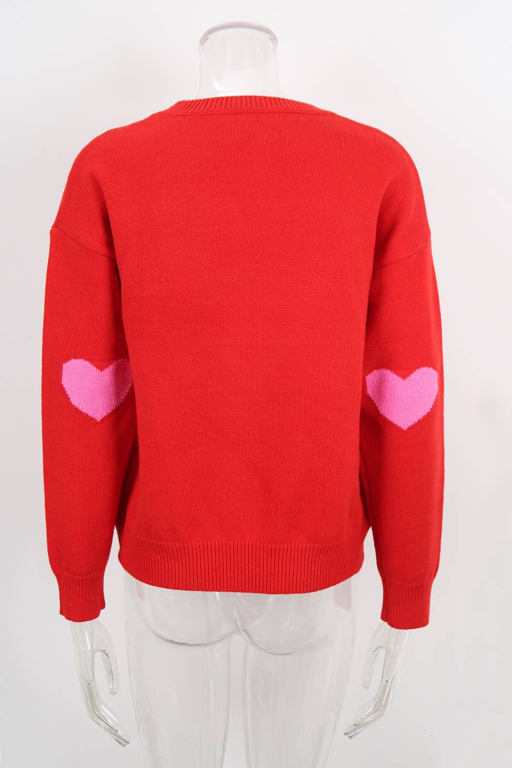 Fashion individual love jacquard knit sweater