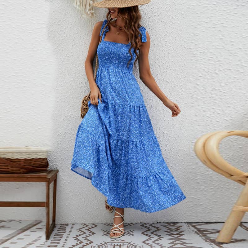 Strapless strapless long dress