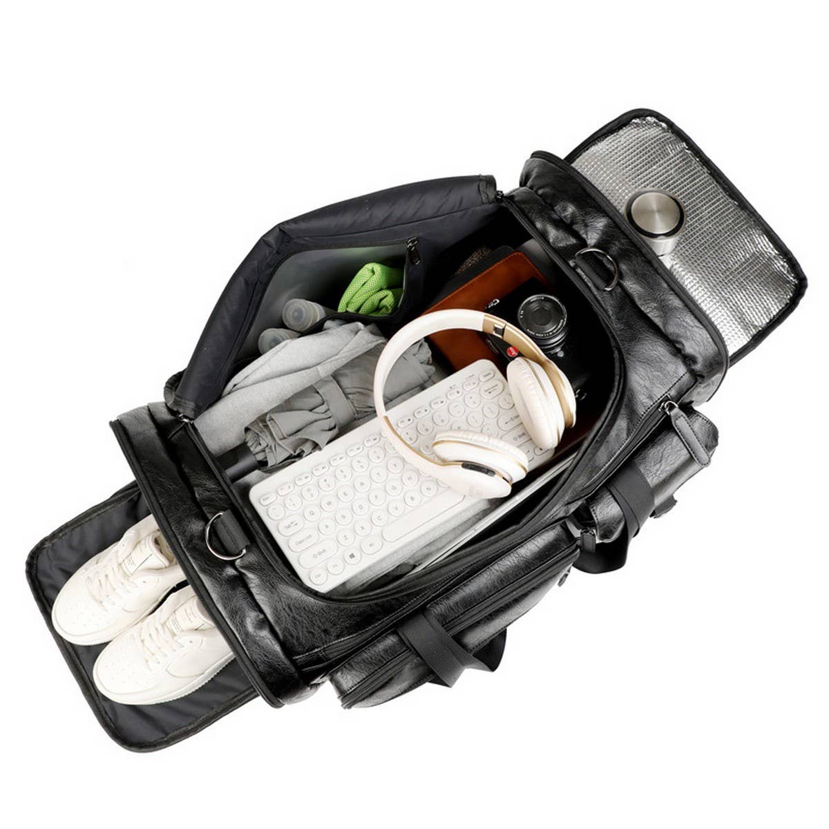 Multi-Use Men¡¯s Travel Bag, Shoe Slot & Wet Dry_CWAB5182