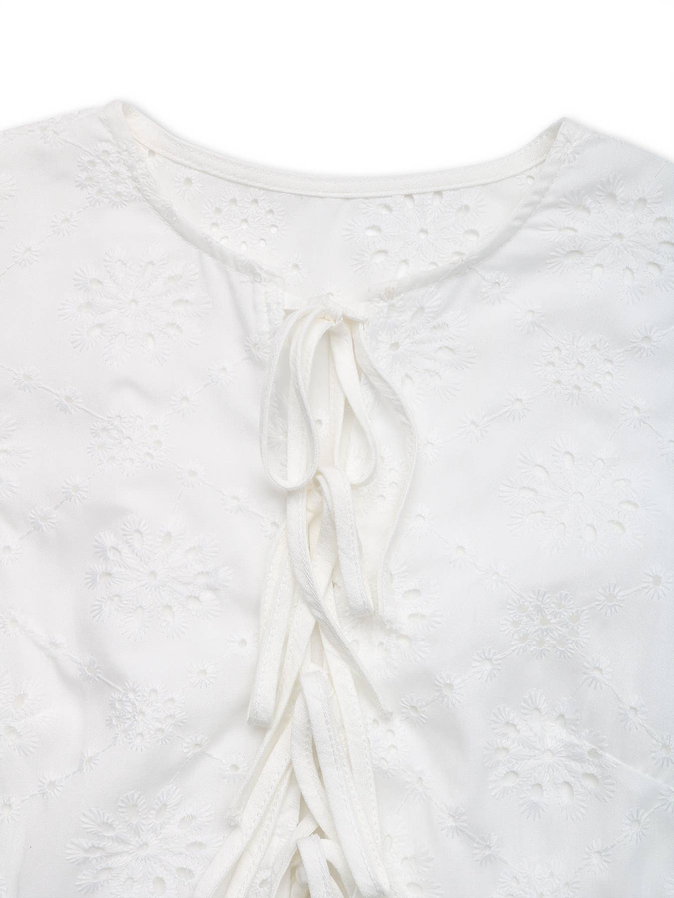 Lace-Up Hollow Out Sleeveless Sweet Mini Dress