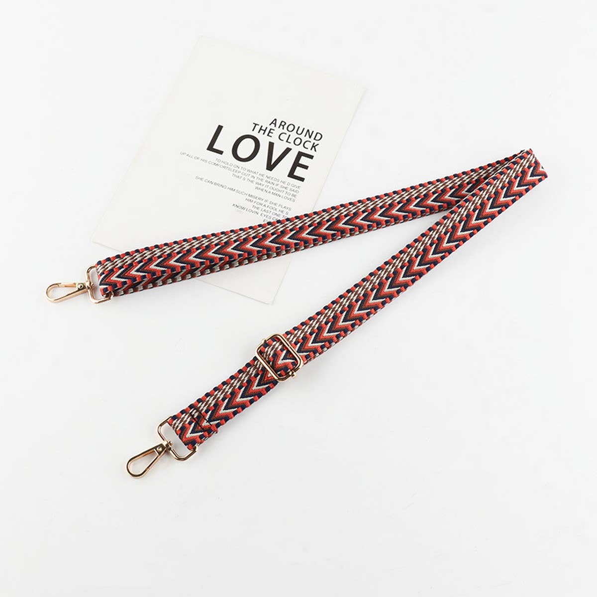 NEW EMBROIDERED REPLACEABLE ADJUSTABLE BAG STRAP