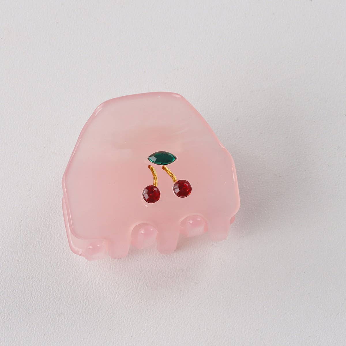 CWAHA1405_ CHERRY SMALL HAIR CLAW CLIP,SUMMER SET