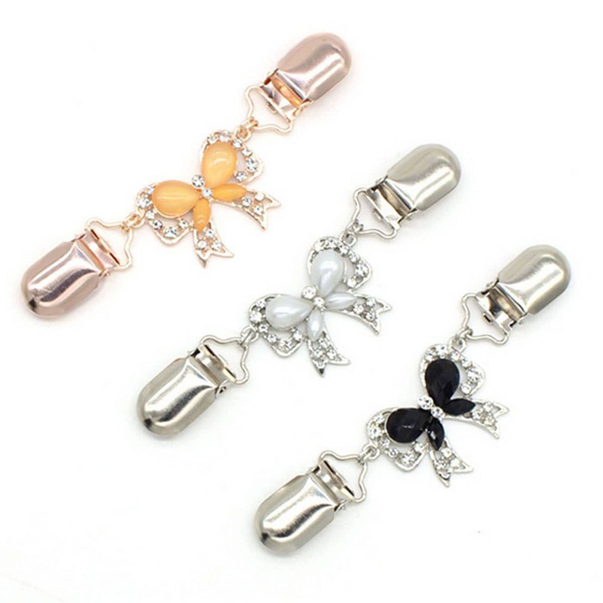 FASHION BUTTERFLY CAT EYE SCARF BUCKLE SHAWL CLIP_CWMM2201