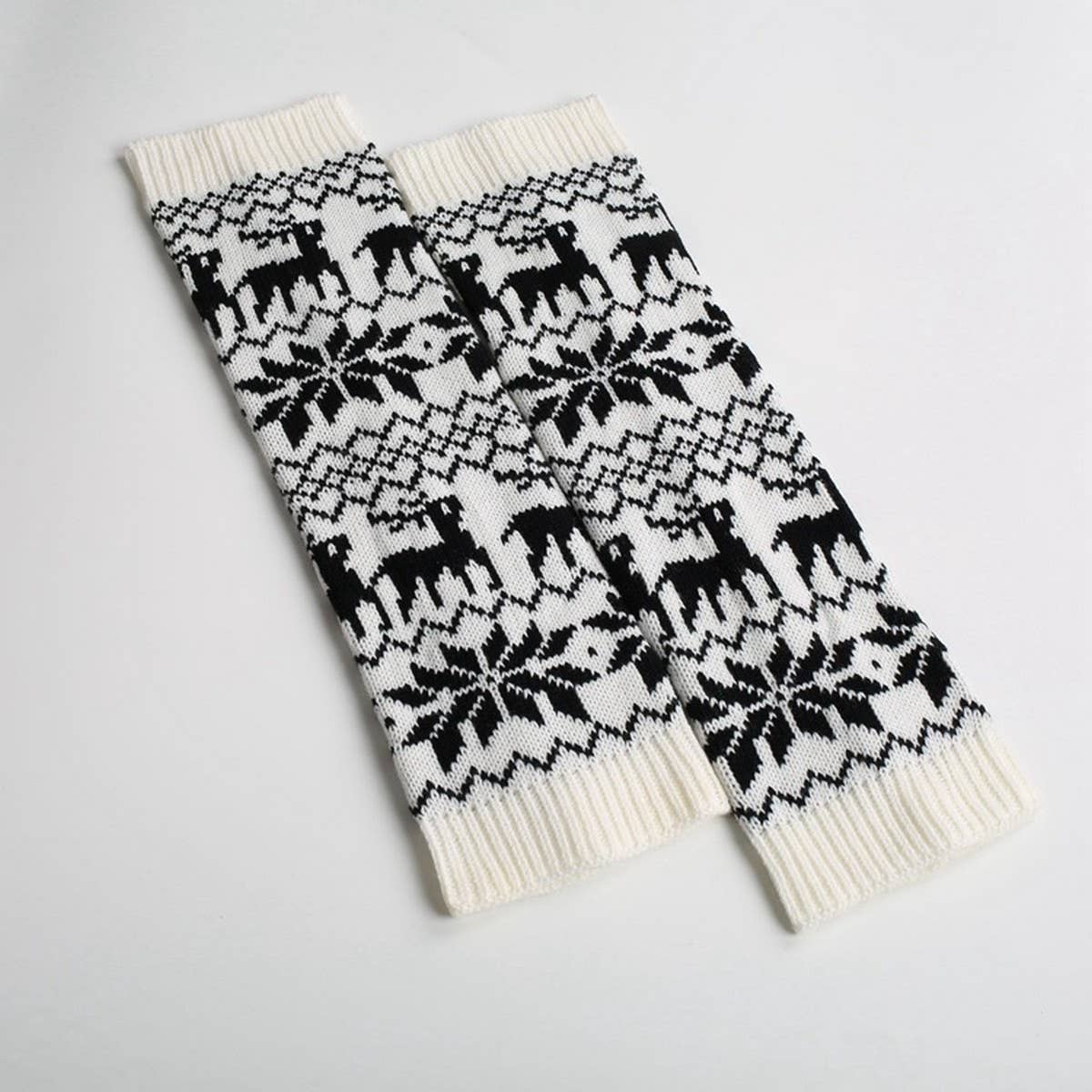 CHRISTMAS WINTER WARM LEGGINGS ELK PILE SOCKS