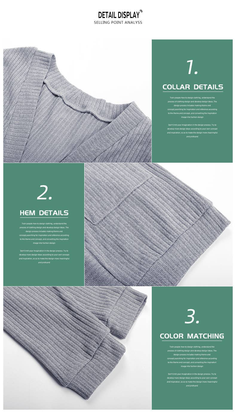 BASIC LONG SLEEVE SOLID COLOR UNBUTTONED CARDIGAN