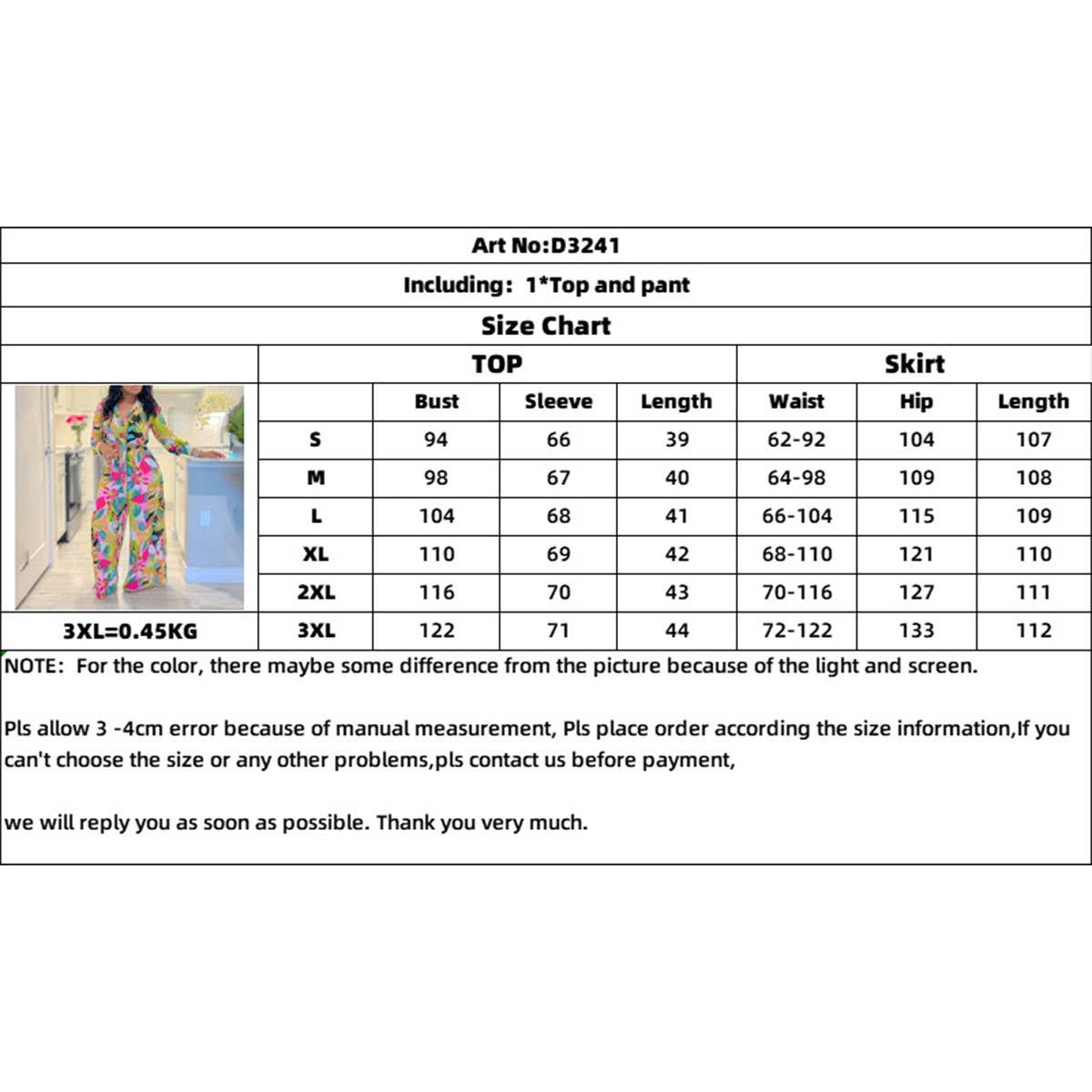 PRINTED TIE SHIRT WIDE-LEG PANTS TWO-PIECE SET_CWSTB1139