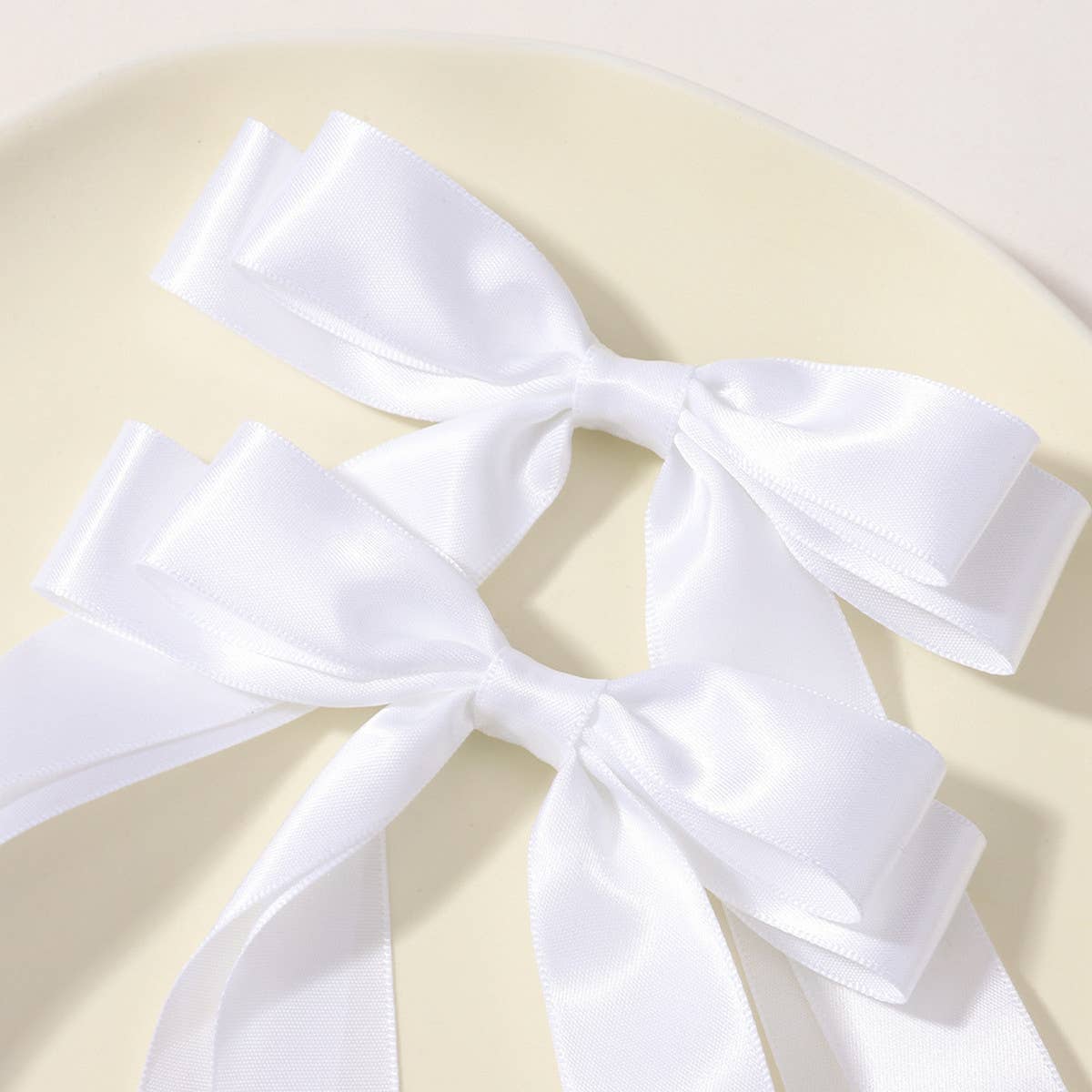 CHILDREN'S DOUBLE-LAYER RIBBON BOW HAIRPIN