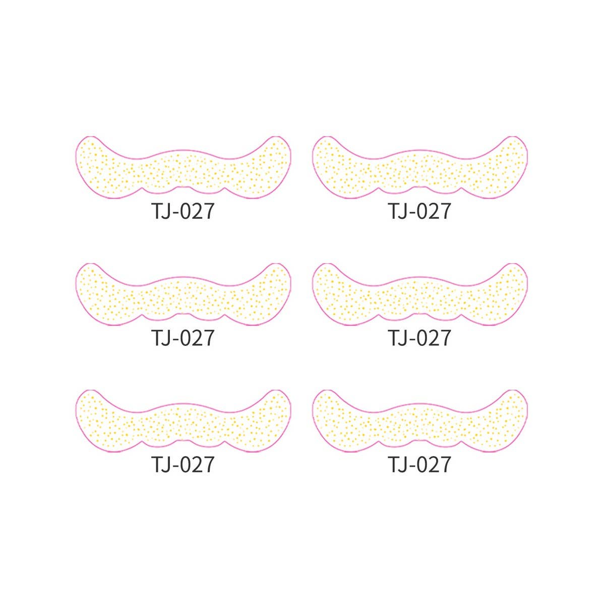 Metallic Freckle Face Tattoo Stickers Gold Silver