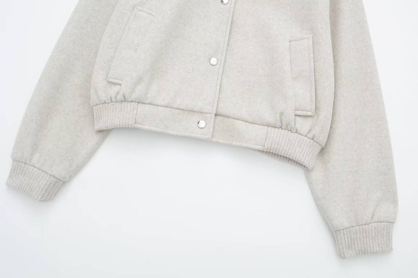 SOLID COLOR SINGLE-BREASTED CARDIGAN COAT