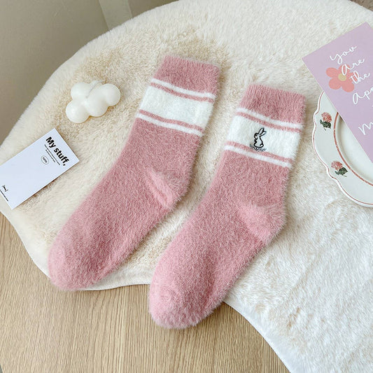 WINTER MID-CALF SOCKS THICK SLEEPING SOCKS