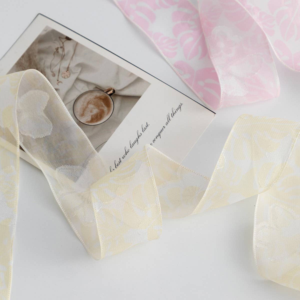 COLORFUL YU JI RIBBON FLOWER PACKAGING RIBBON