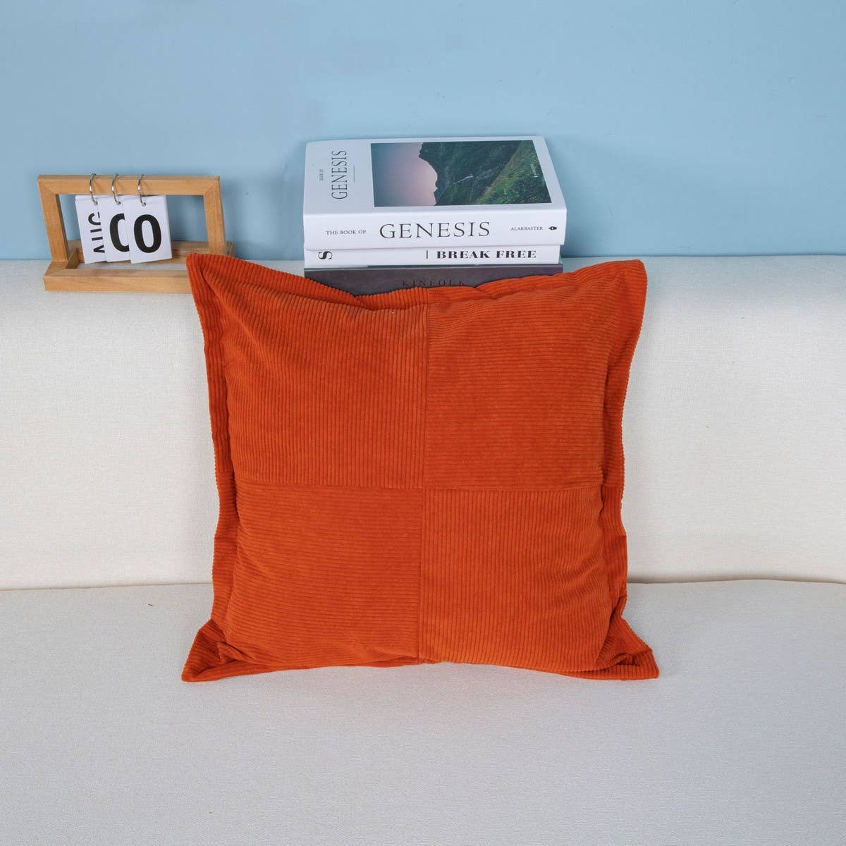 MODERN MINIMALIST WIND LAMP CORE VELVET PILLOWCASE