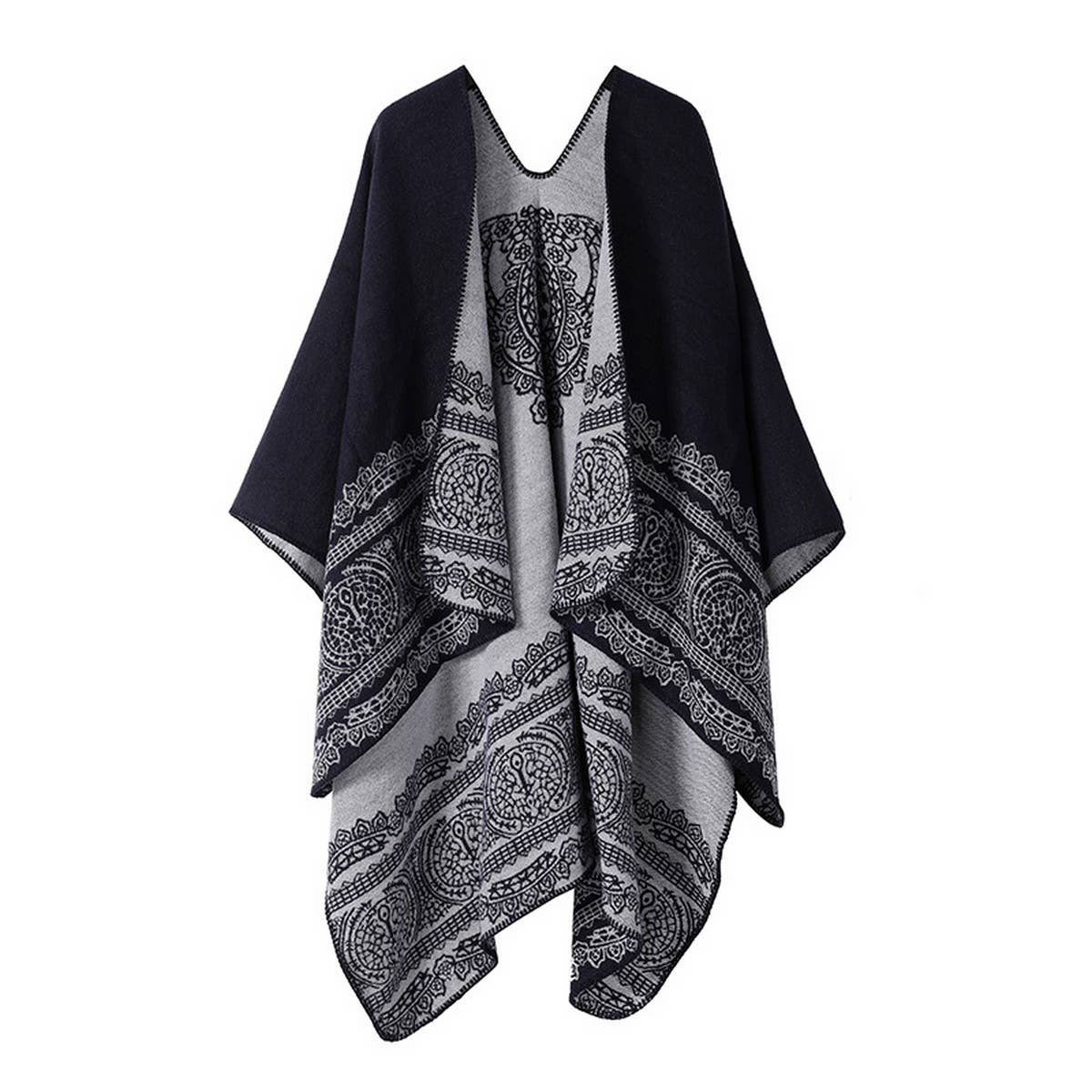 SHAWL WARM CAPE WITH CASHMERE CAPE