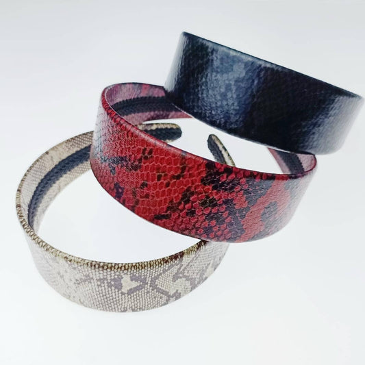 New Elegant Sexy Leopard & Snake PU Headband