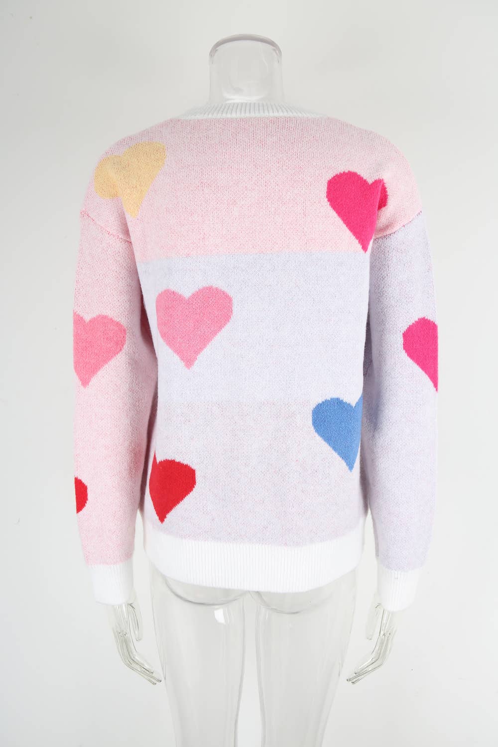 Valentine's Day small heart pullover sweater