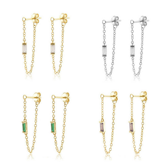 VERSATILE CHAIN TASSEL EARRINGS