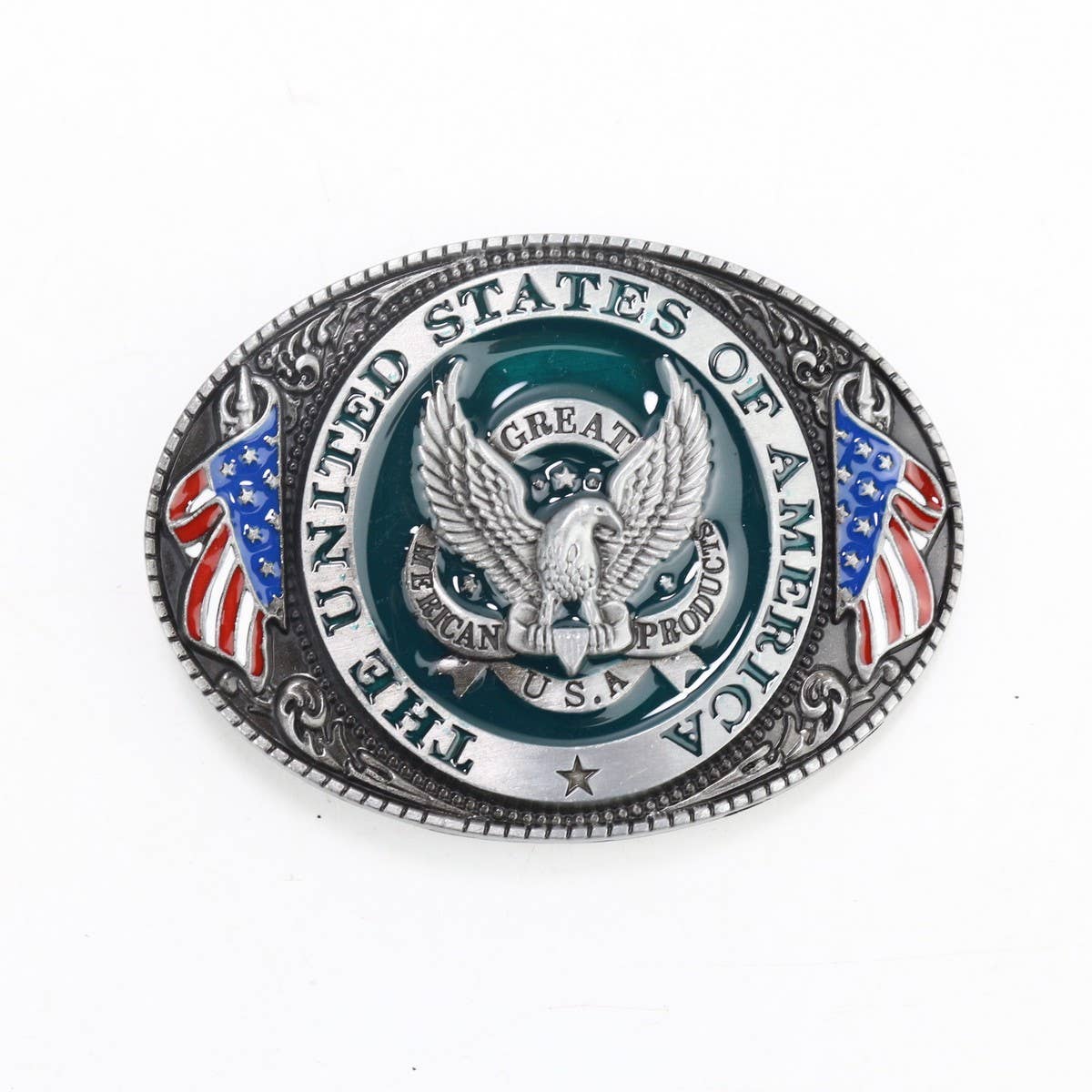 WESTERN STYLE BULL HEAD BELT BUCKLE_CWABE0427
